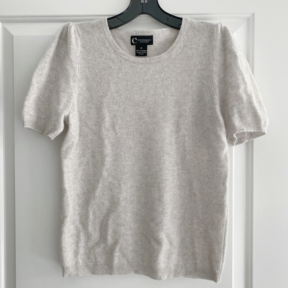 Bloomingdales Cashmere Sweater Short Sleeve
